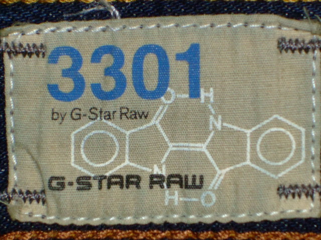G-STAR RAW STYLE:3301 STRAIGHT NO:50128.5653.071 QLT:DALEX DENIM COLOR:MEDIUM AGED SIZE:30~34