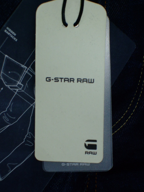 G-STAR RAW STYLE:3301 STRAIGHT NO:51002.4639.89 QLT:HYDRITE DENIM CLR:DK AGED SIZE:W27~L34