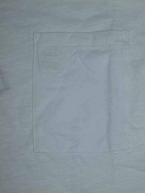 G-Star Men's D00594-4834-110 Mazuren Short Sleeve T-Shirt, White, Medium