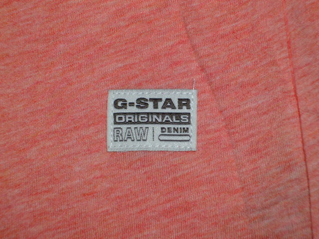 G-Star Men's Rightrex Short Sleeve T-Shirt, Red (Flame Heather), Medium