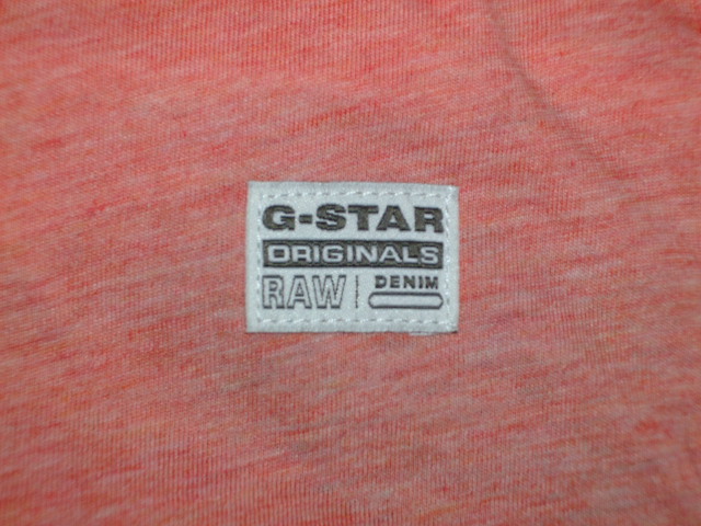 G-Star Men's Rightrex Short Sleeve T-Shirt, Red (Flame Heather), Large