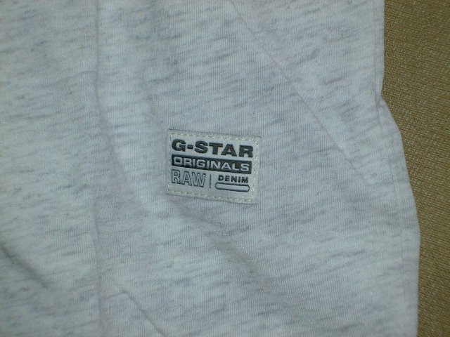G-Star Men's Gelph Short Sleeve T-Shirt, Off-White (Milk Heather), Small